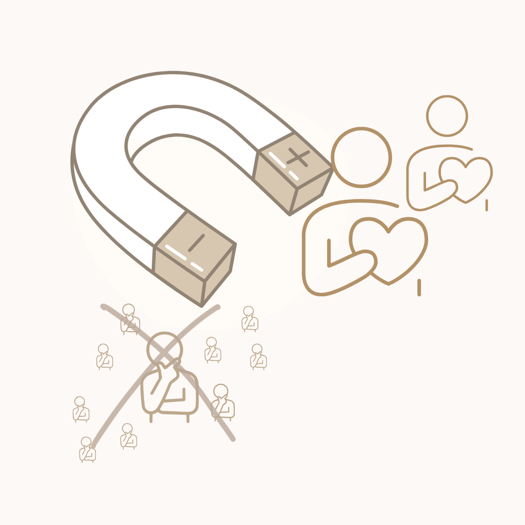 Die richtigen Kunden magnetisch anziehen